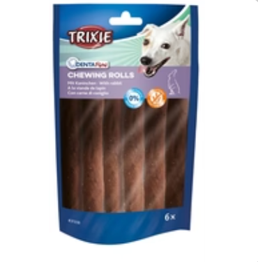 Trixie Denta Spass Kaninchen Kaurollen